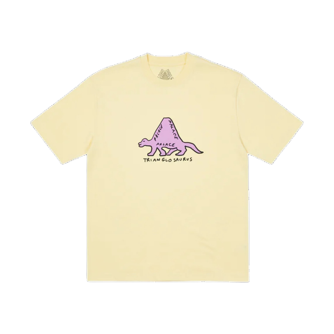 팔라스 트리앙그로사우로스 티셔츠 멜로우 옐로우 - 23SS(Palace Trianglosaurus T-Shirt Mellow Yellow - 23SS) - 1