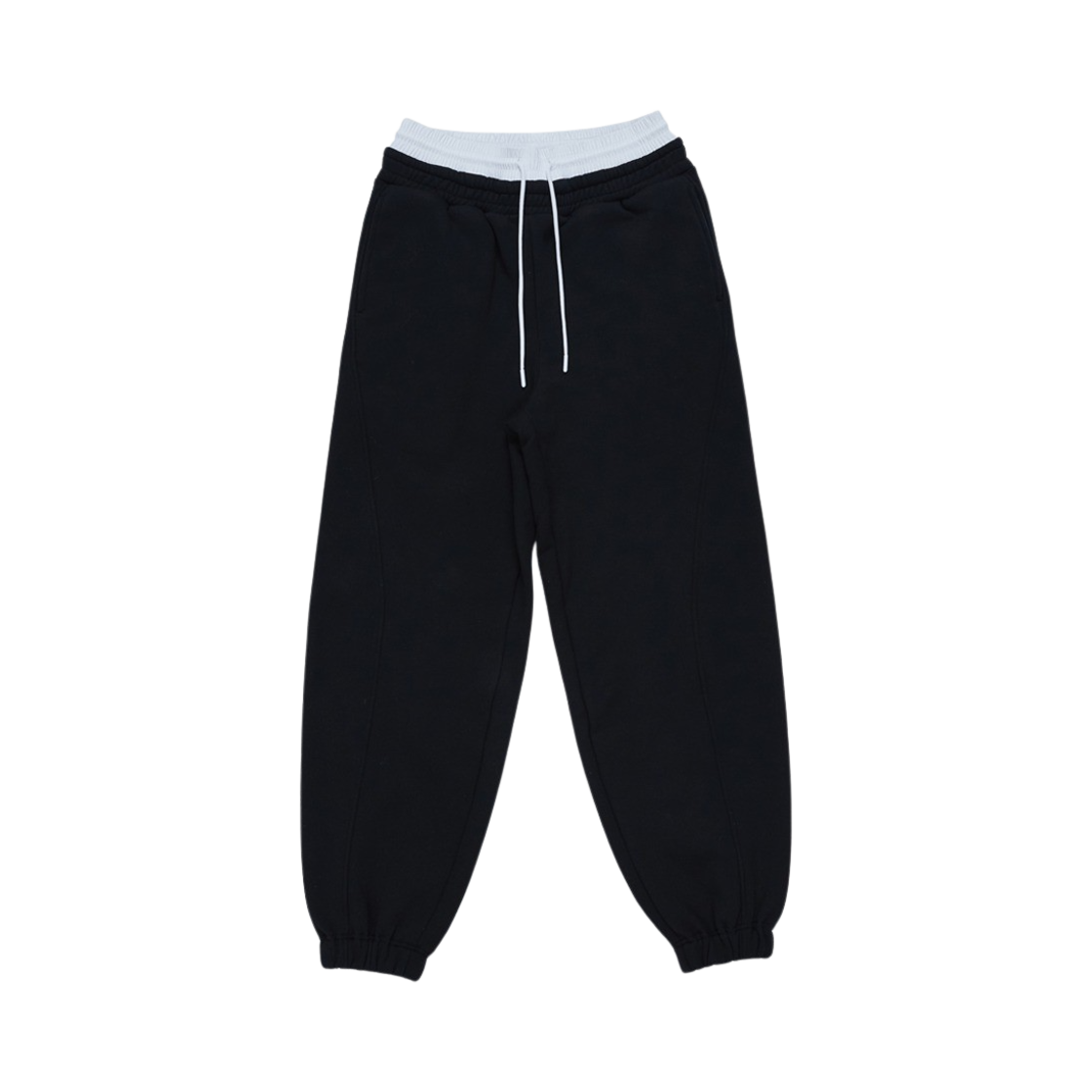 트렁크프로젝트 더블 웨이스트 라운지 팬츠 블랙(TRUNKPROJECT Double Waistband Lounge Pants Black)