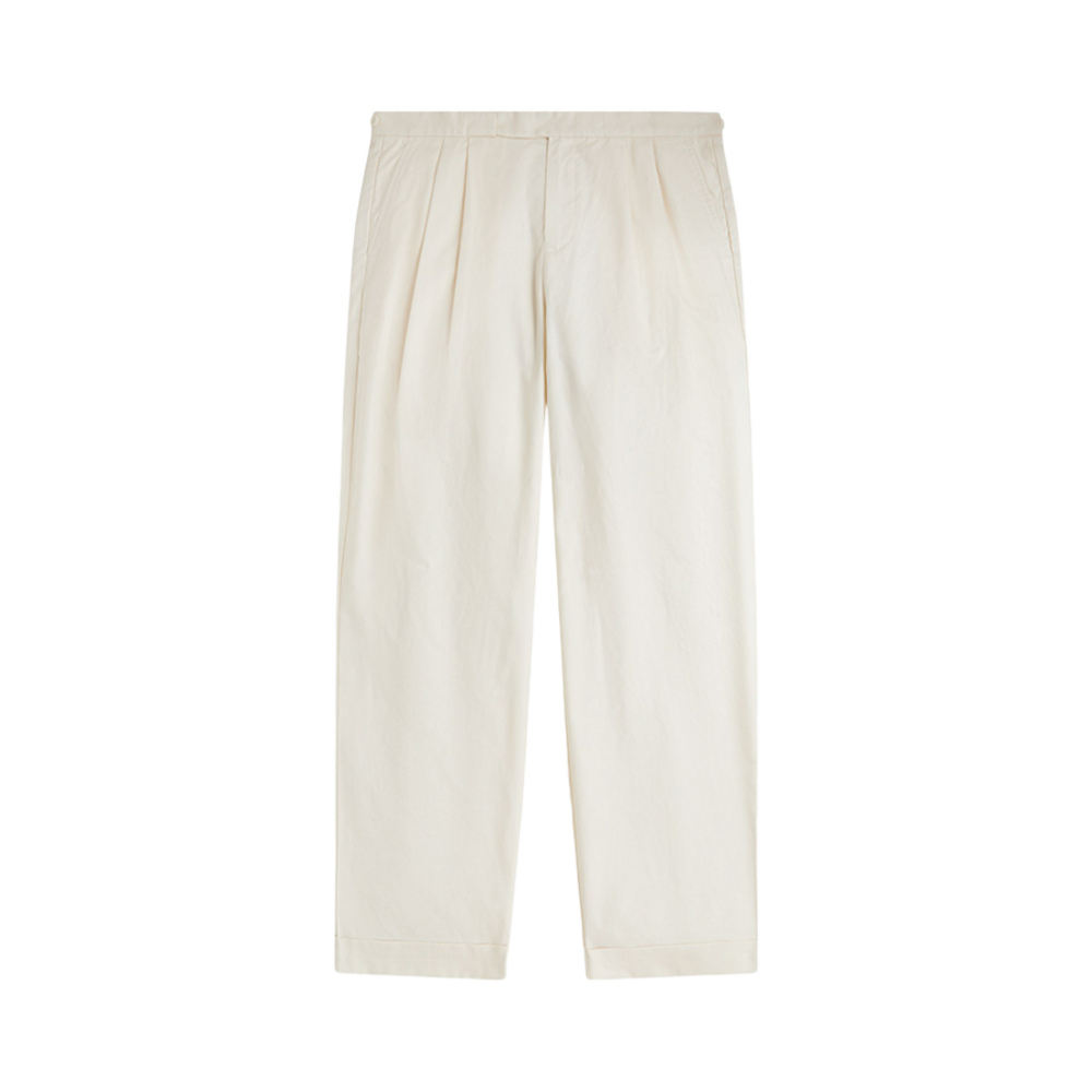 AFPM2519128-560 Fred Perry Clubhouse Twill Tennis Trousers Ecru