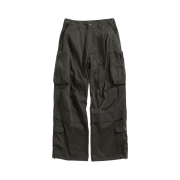 Hatchingroom Zip Cargo Work Pants Dark Khaki