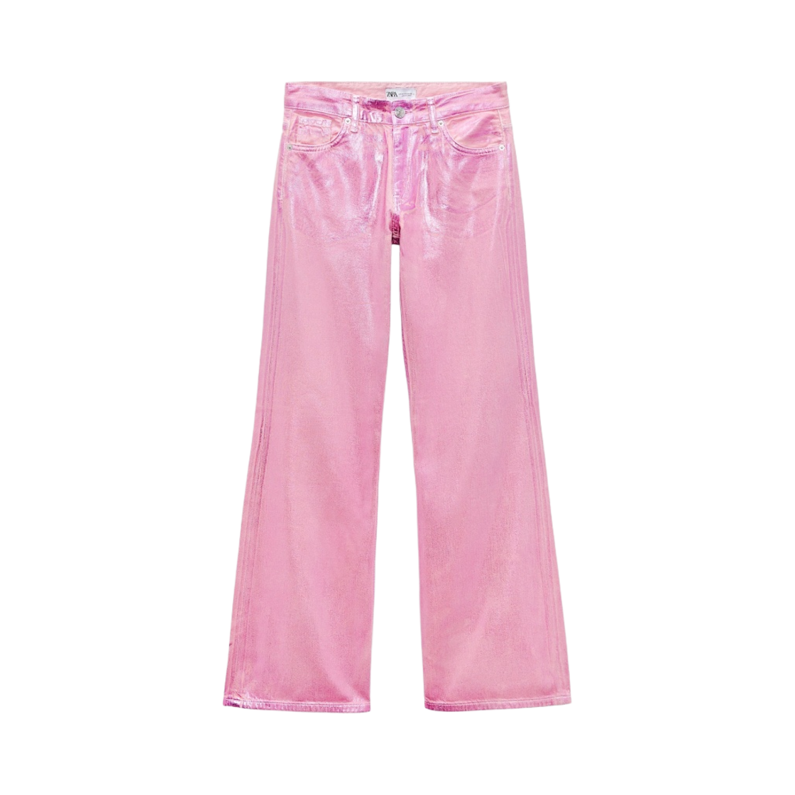 (W) 자라 x 바비 더 무비 워너 브라더스 풀 렝스 트라우저 핑크((W) Zara x Barbie The Movie Warner Bros. Full Length Trousers Pink) - 1