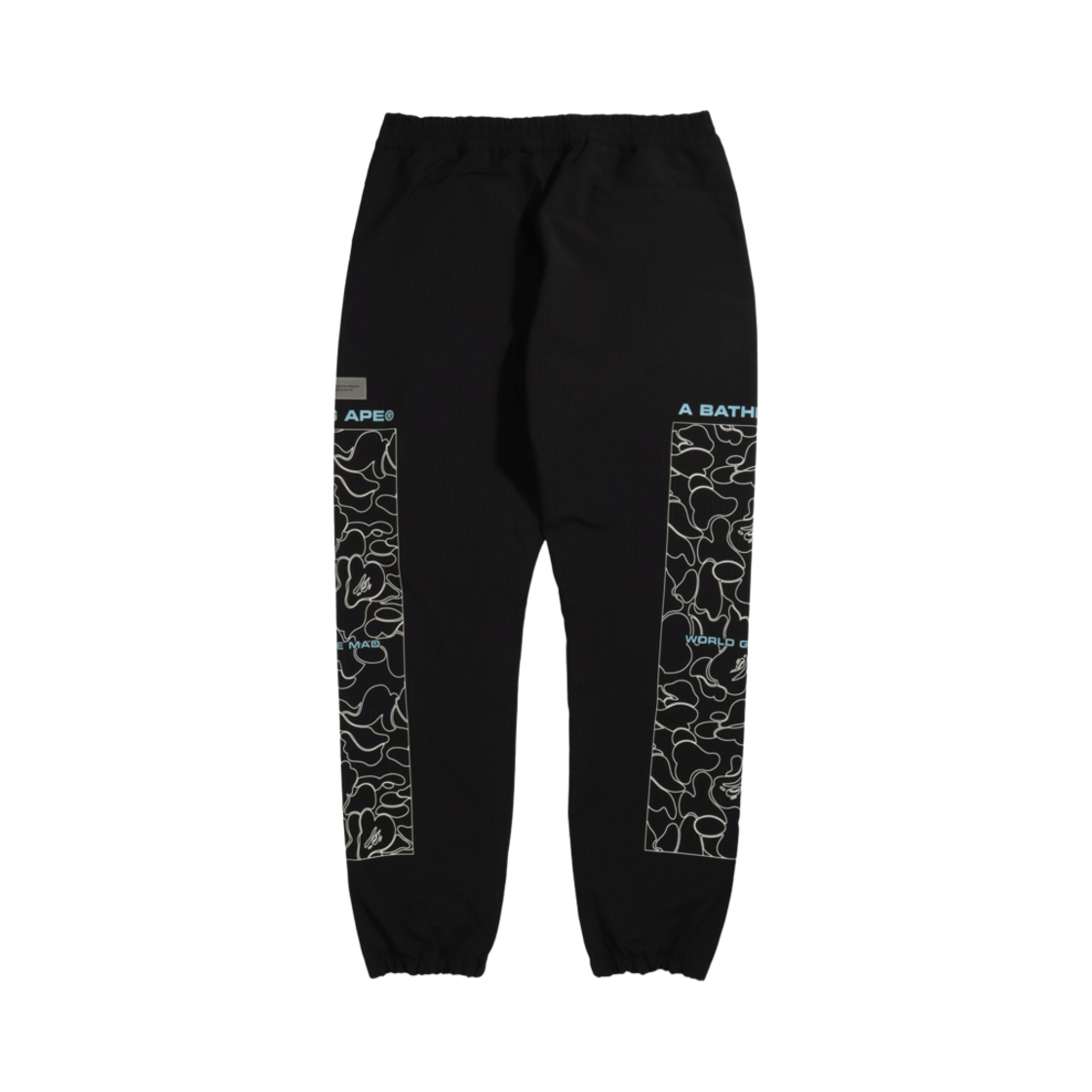 베이프 베이프 립 스탑 트랙 팬츠 블랙(BAPE Bape Rip Stop Track Pants Black) - 2