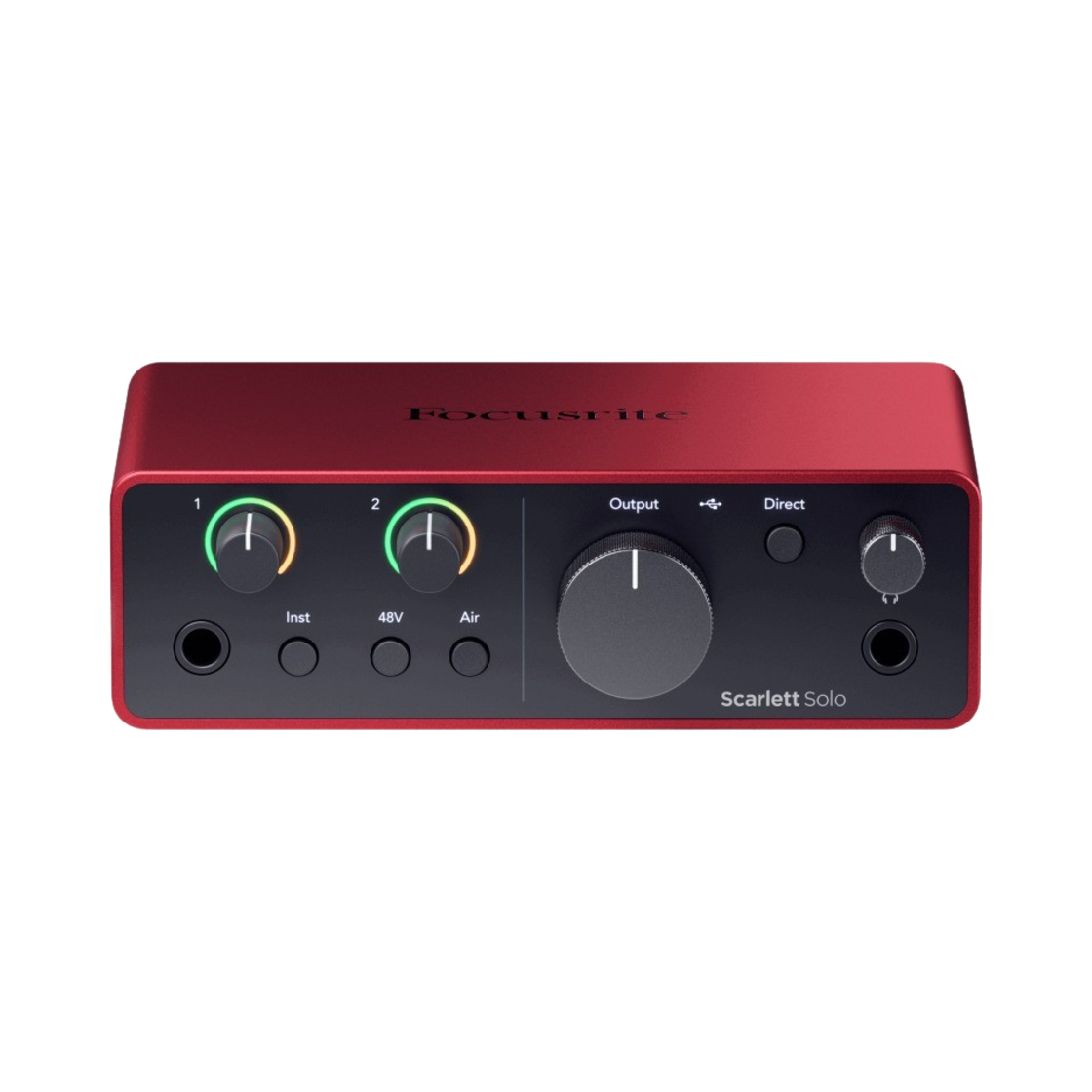 포커스라이트 스칼렛 솔로 4세대 오디오 인터페이스 USB C 타입 레드 (국내 정식 발매 제품)(Focusrite Scarlett Solo 4th Gen Audio Interface USB C Type Red (Korean Ver.))