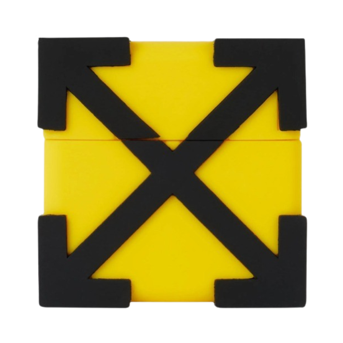 오프화이트 애로우 에어팟 프로 케이스 옐로우 블랙(Off-White Arrow AirPods Pro Case Yellow Black)