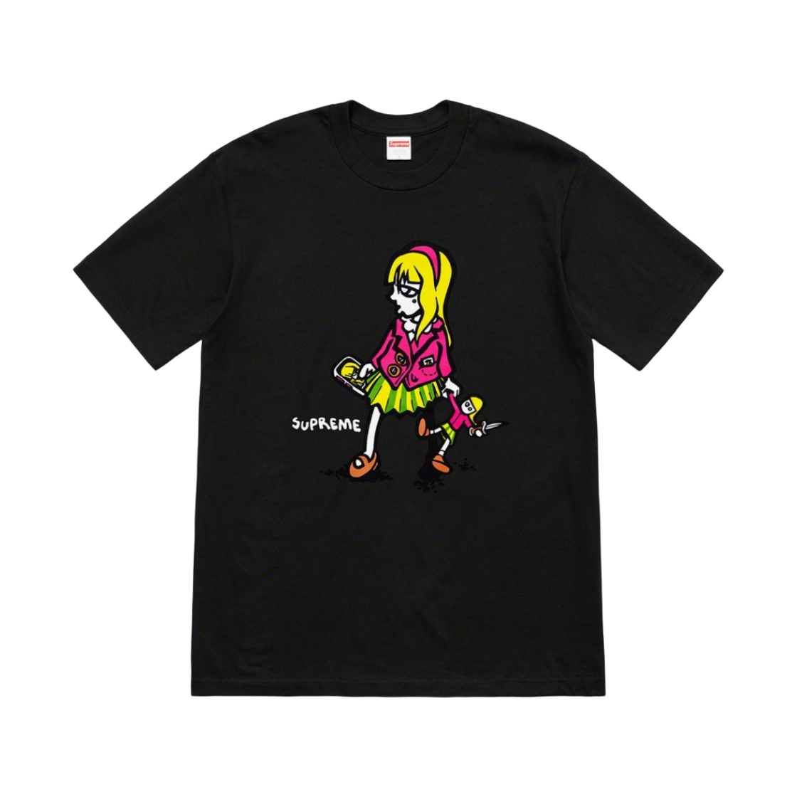 슈프림 수지 스위치블레이드 티셔츠 블랙 - 19SS