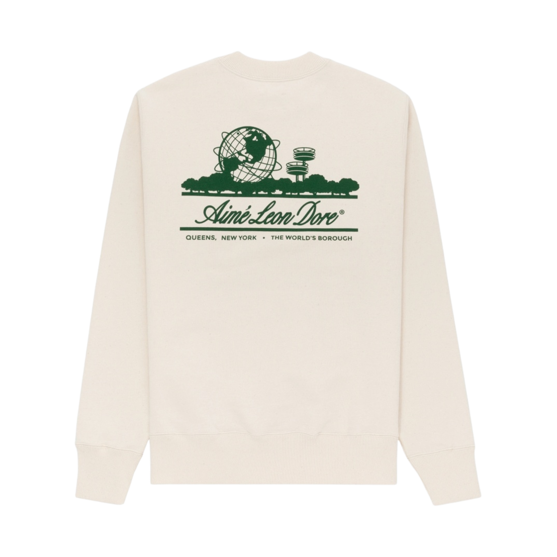 에메 레온 도르 유니스피어 크루넥 스웨트셔츠 프리스틴(Aime Leon Dore Unisphere Crewneck Sweatshirt Pristine)