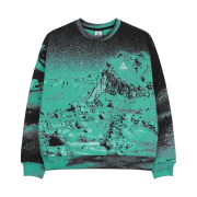 Nike ACG Therma Fit Crew Fleece AOP Sweatshirt Light Menta - US/EU