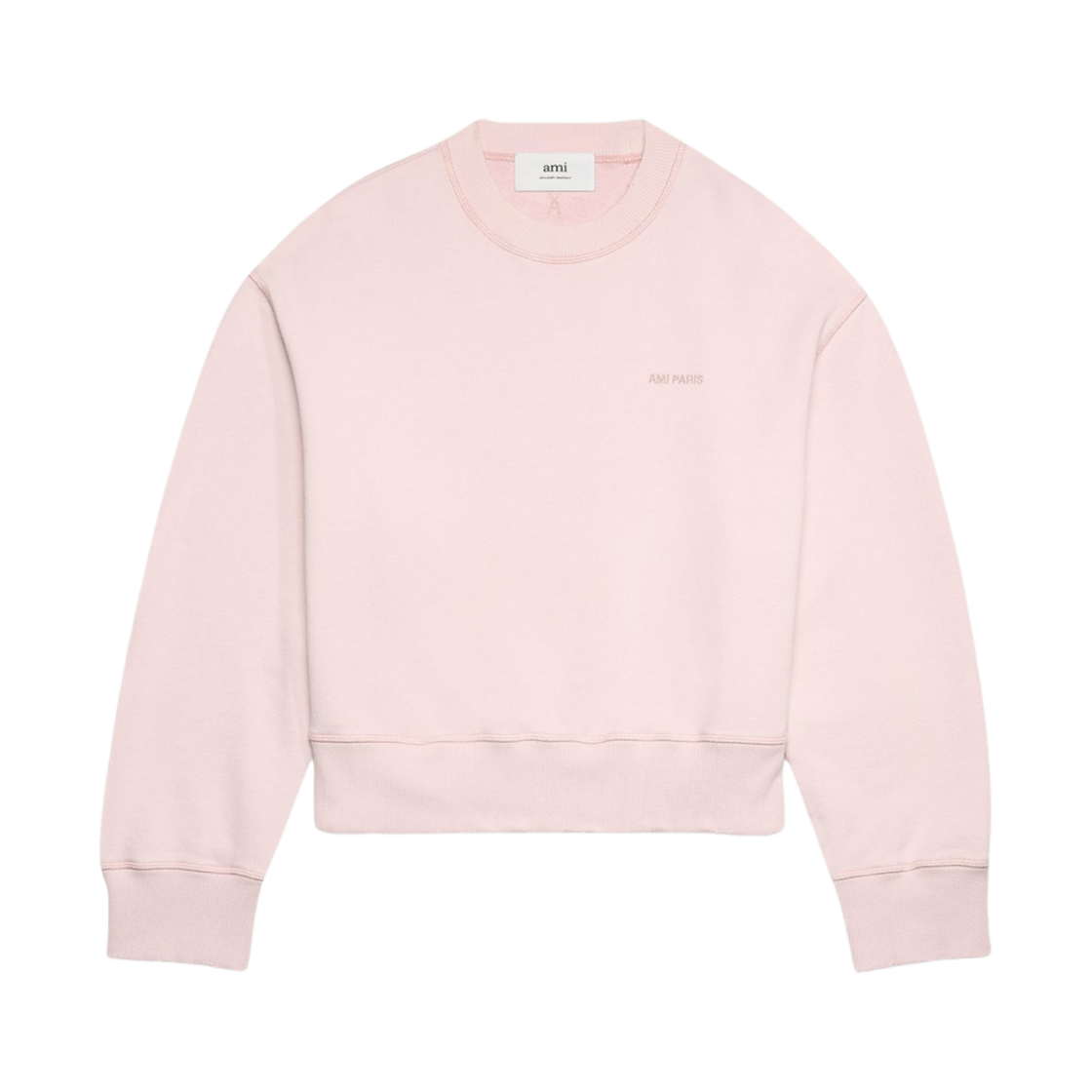 아미 페이드 아웃 스웨트셔츠 누드 핑크(AMI Fade Out Sweatshirt Nude Pink)