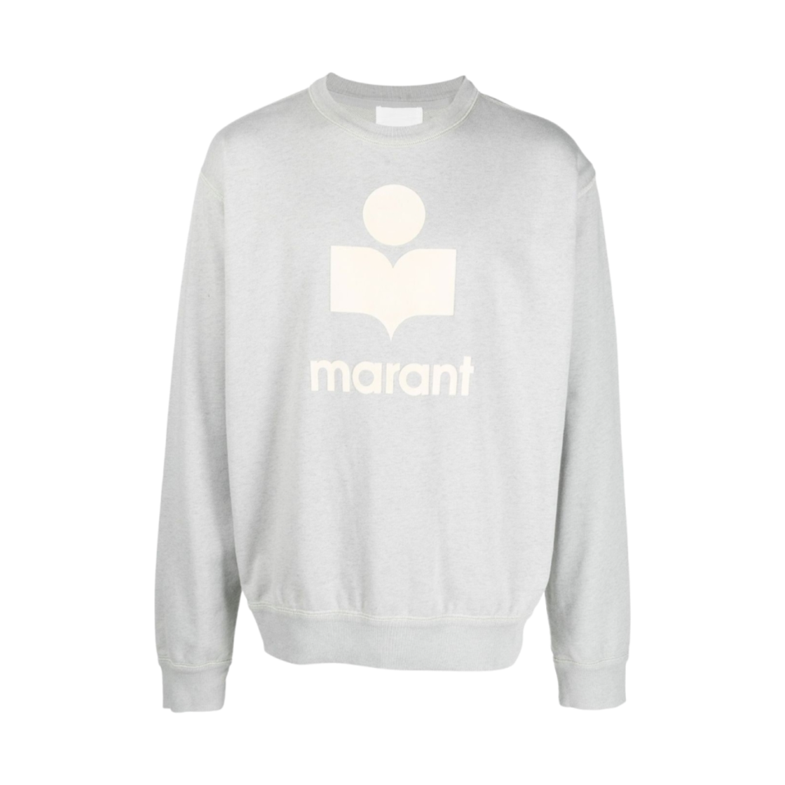 이자벨 마랑 미코이 로고 코튼 스위트셔츠 라이트 블루 에크루 - 23SS(Isabel Marant Mikoy Logo Cotton Sweatshirt Light Blue Ecru - 23SS) - 1