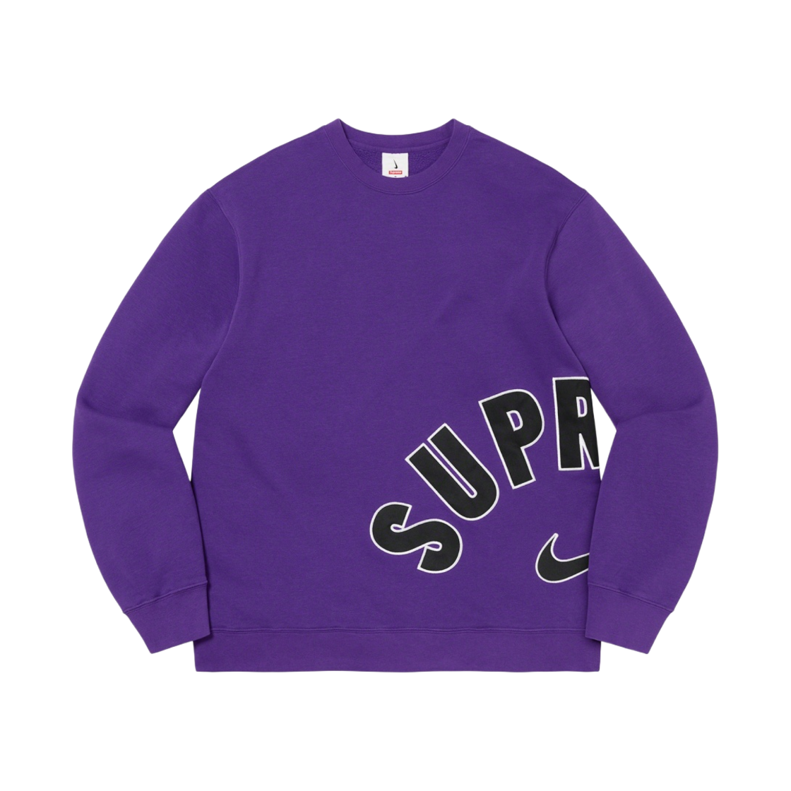 슈프림 x 나이키 아크 크루넥 퍼플 - 22SS