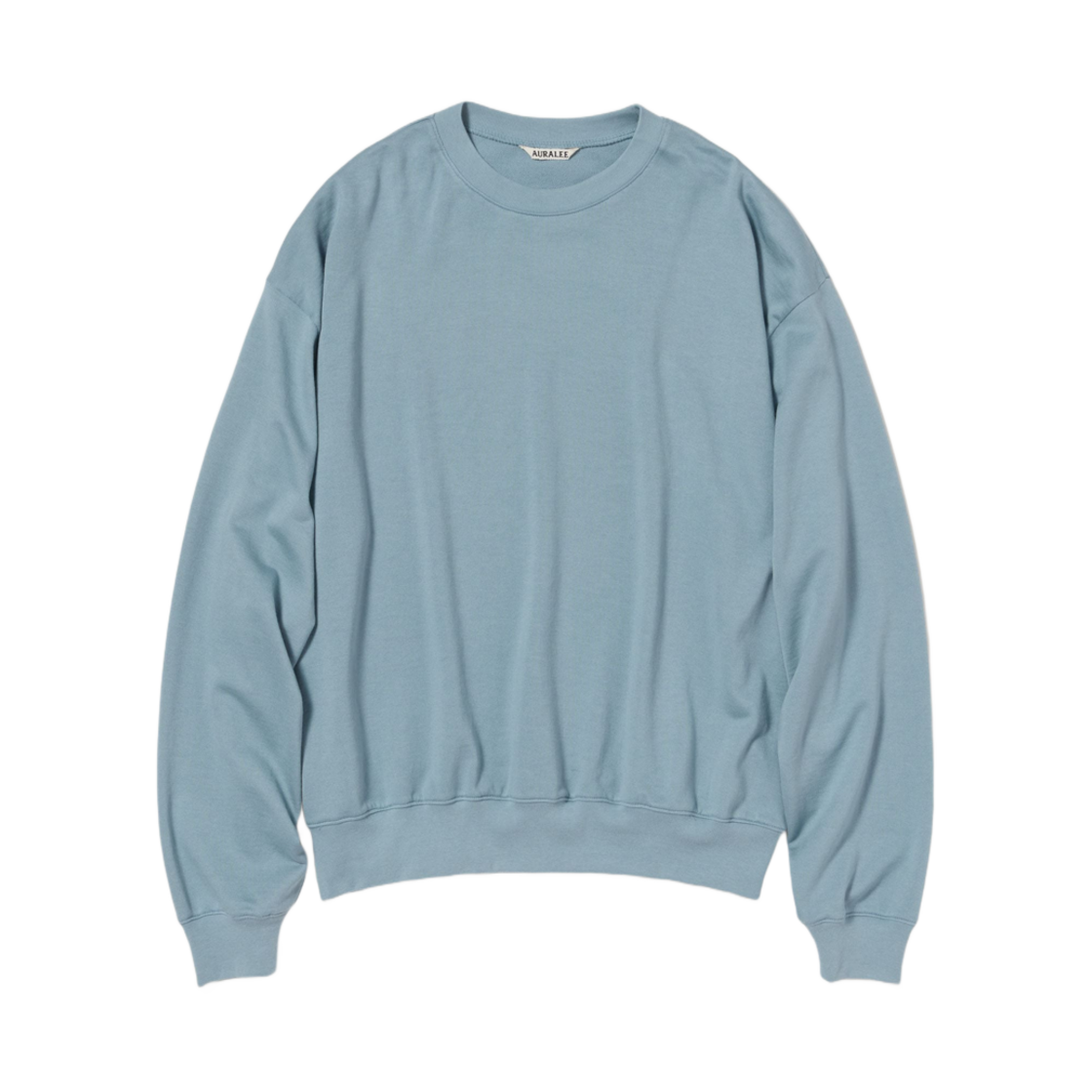 A25SP03CU Auralee Super High Gauge Sweat P/O Blue Gray - 25SS