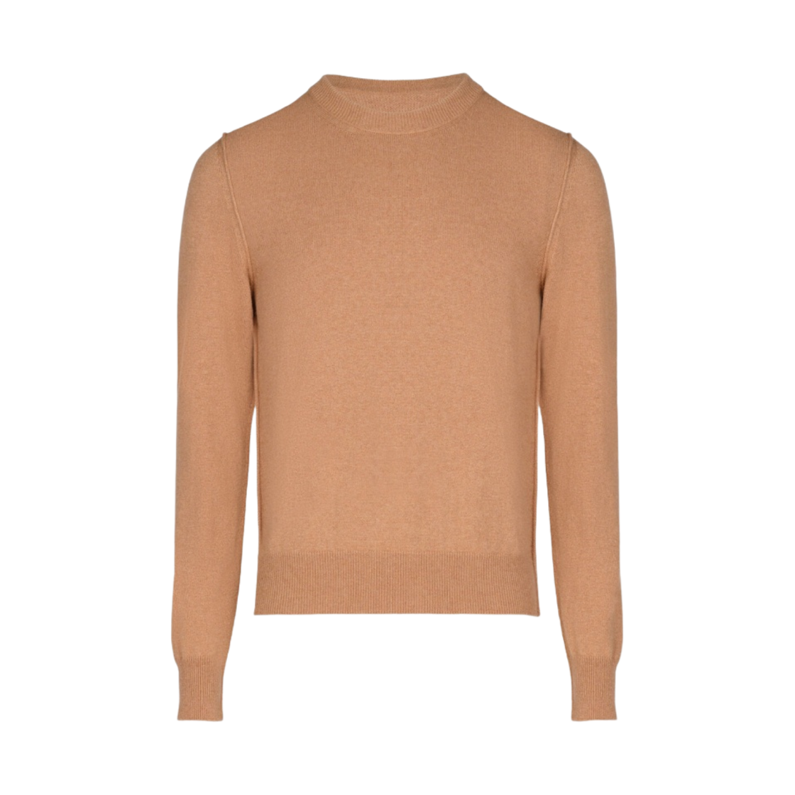 (W) 메종 마르지엘라 에코 캐시미어 스웨터 아몬드((W) Maison Margiela Eco Cashmere Sweater Almond) - 1