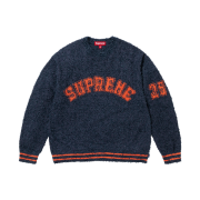 Supreme Textured Arc Sweater Navy - 25SS