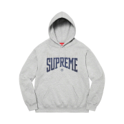 Supreme Rhinestone Shadow Hooded Sweatshirt Heather Grey - 22FW