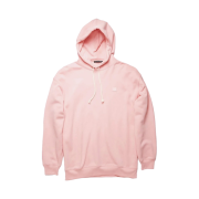 Acne Studios Farrin Face Oversized Hooded Sweatshirt Blush Pink