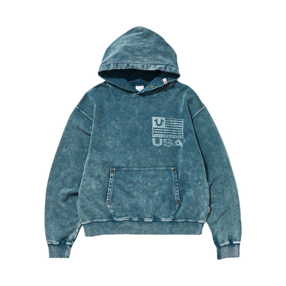 트루릴리젼 안티스모그 후디 인디고