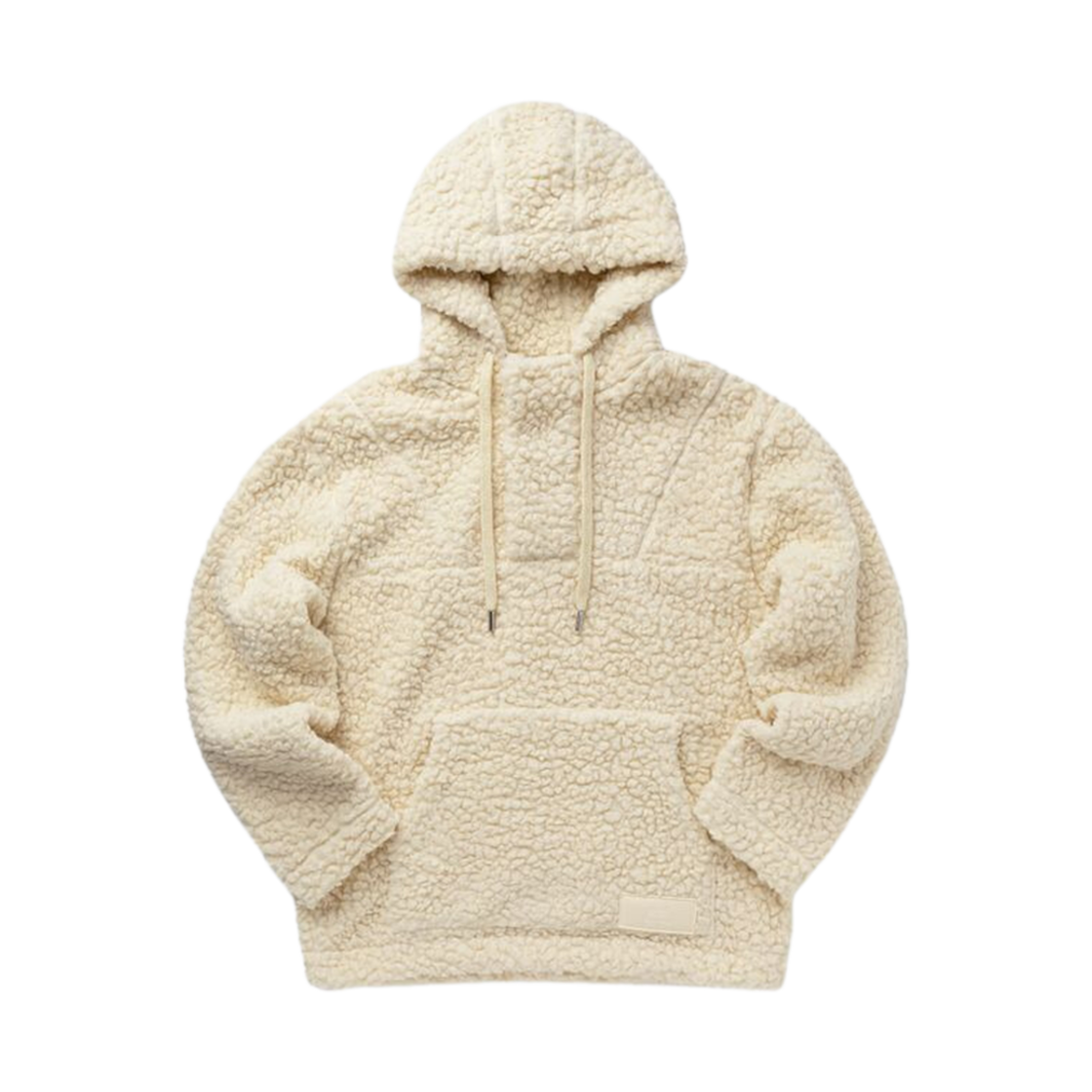 UJK227-JE0037-185 AMI Label Hoodie Ivory