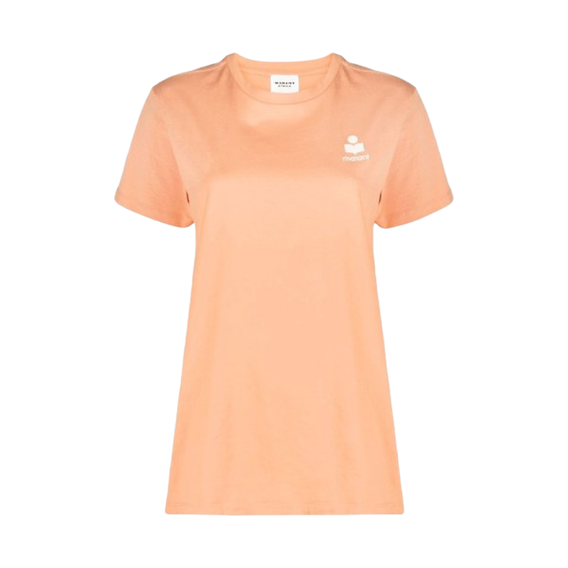 (W) 이자벨 마랑 애비 로고 코튼 티셔츠 파파야 - 23SS((W) Isabel Marant Aby Logo Cotton T-Shirt Papaya - 23SS) - 1