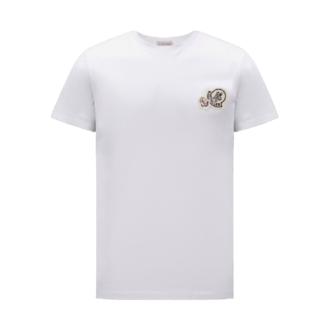 I2-091-8C00048-8390Y-001 Moncler Double Logo T-Shirt White - 23FW