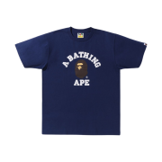 BAPE College T-Shirt Navy