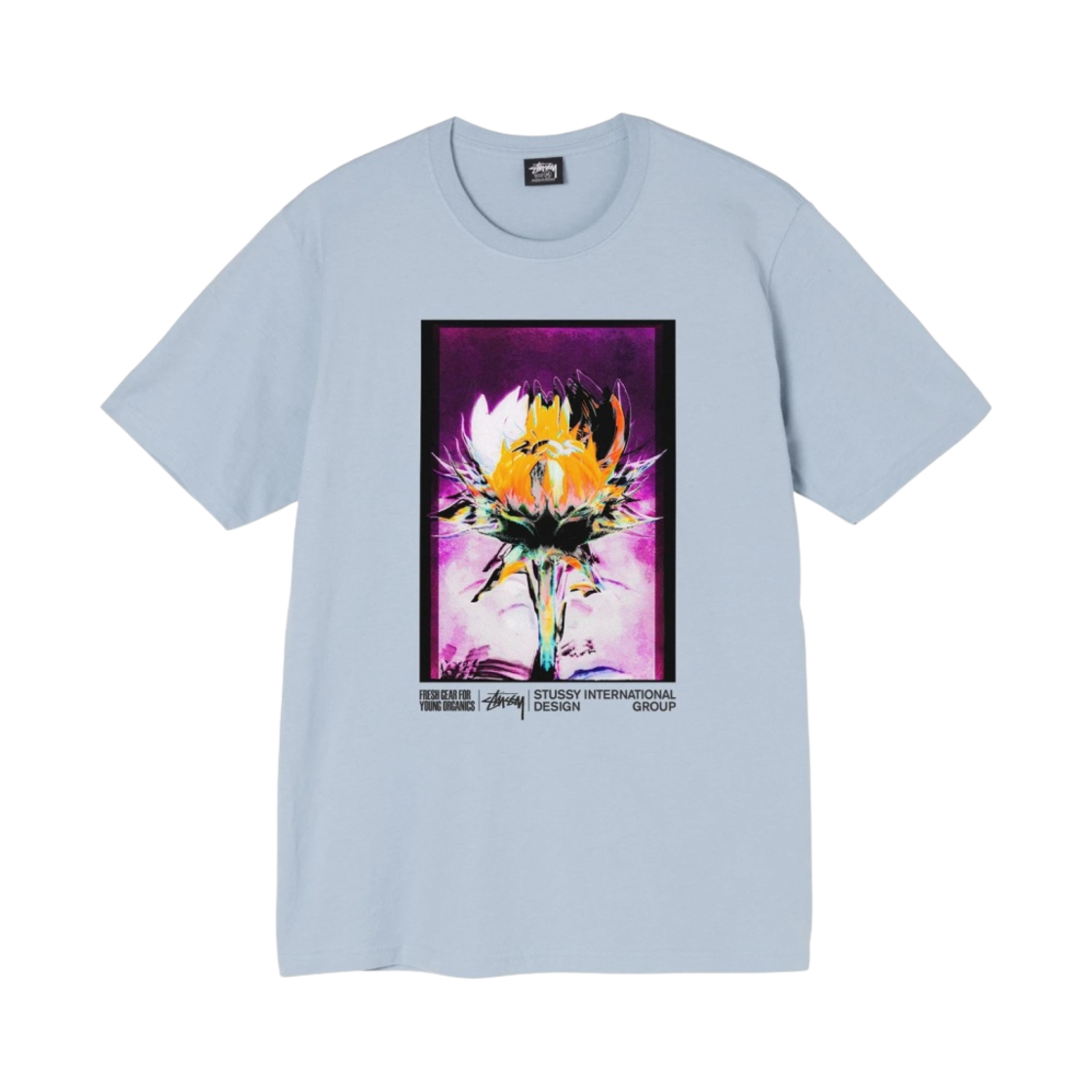스투시 영 오가닉스 티셔츠 스틸(Stussy Young Organics T-Shirt Steel) - 2