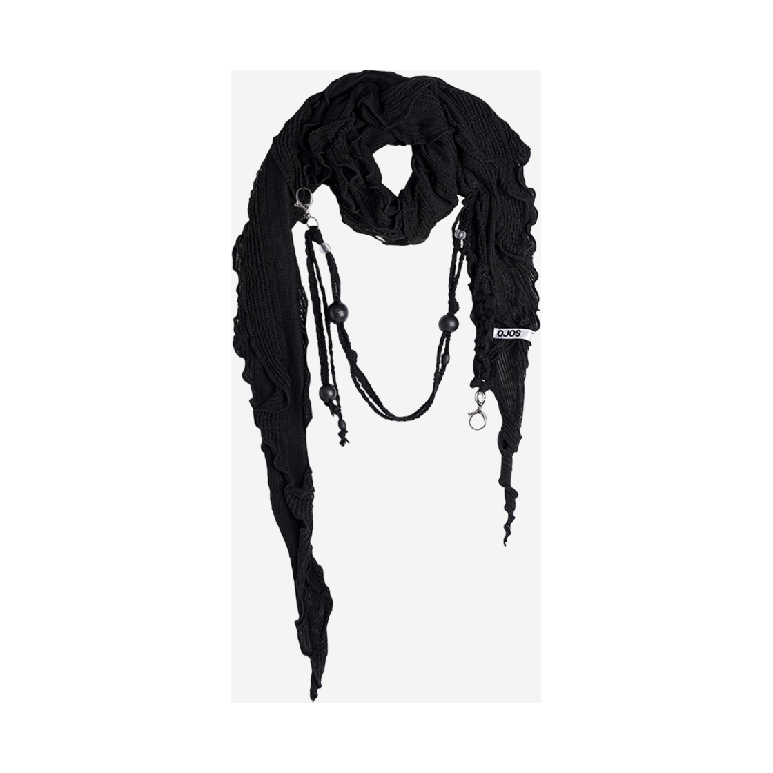 오호스 더블 슬리브 레글런 티셔츠 차콜 | OJOS | KREAM