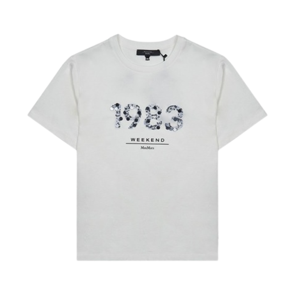 CABINA-004 (W) Weekend Max Mara Cabina Print T-Shirt White