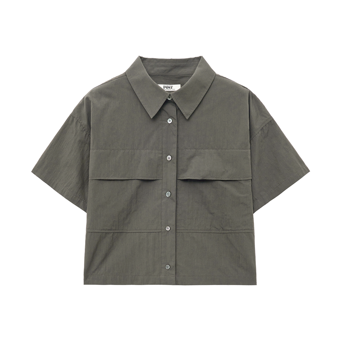 SFM1SH202ACH The Saturday Evening Post Big Pocket Shirts_Charcoal