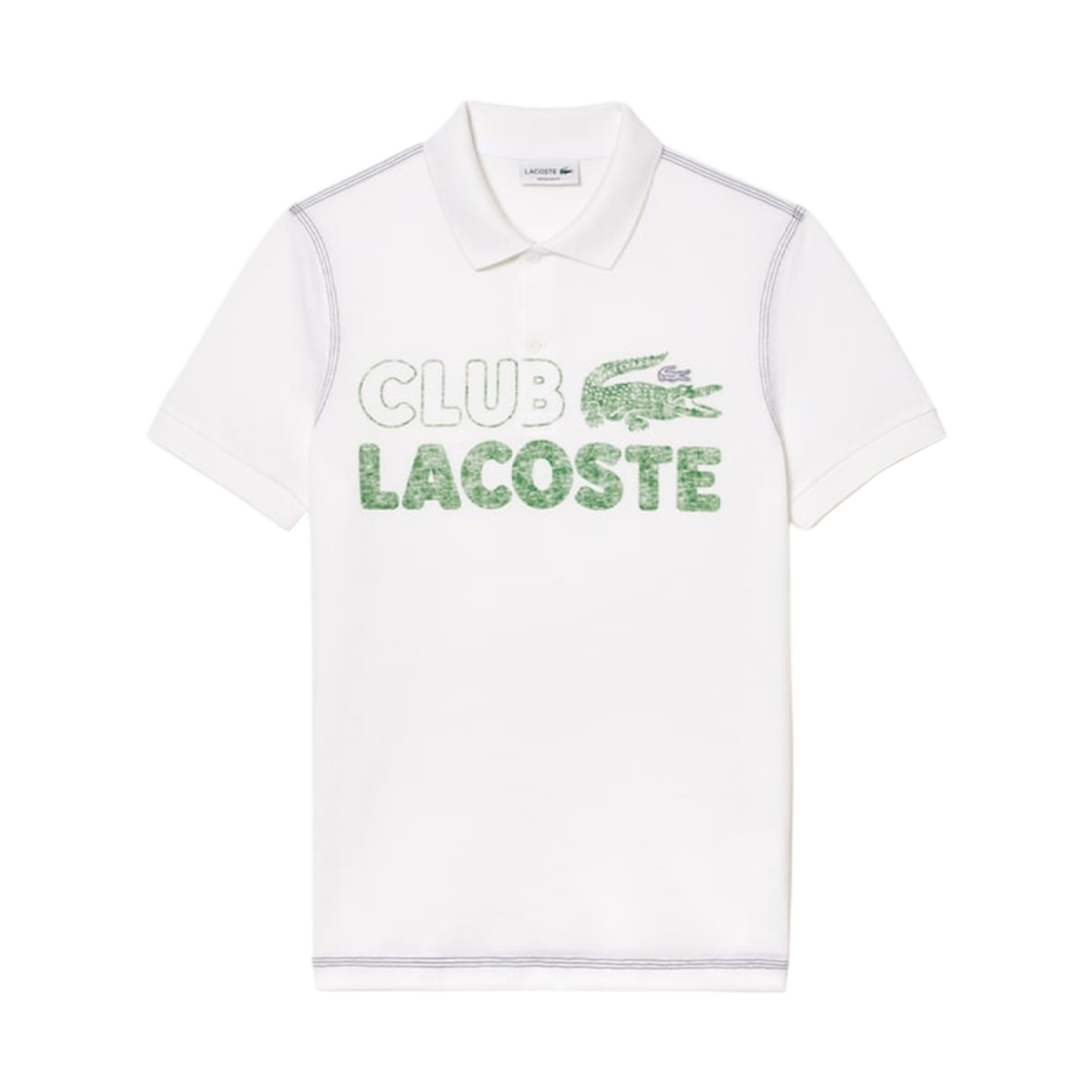 라코스테 썸머 팩 그래픽 폴로 화이트(Lacoste Summer Pack Graphic Polo White) - 1