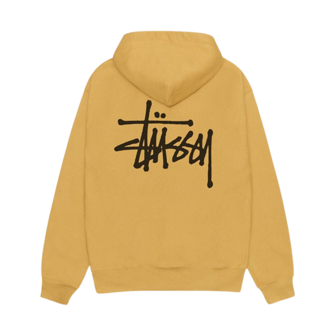 스투시 베이직 스투시 집 후드 커리 2024(Stussy Basic Stussy Zip Hoodie Curry 2024) - 2
