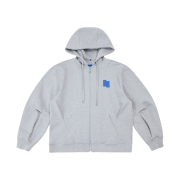 Ader Error TRS Decal Hoodie Zip-Up Grey