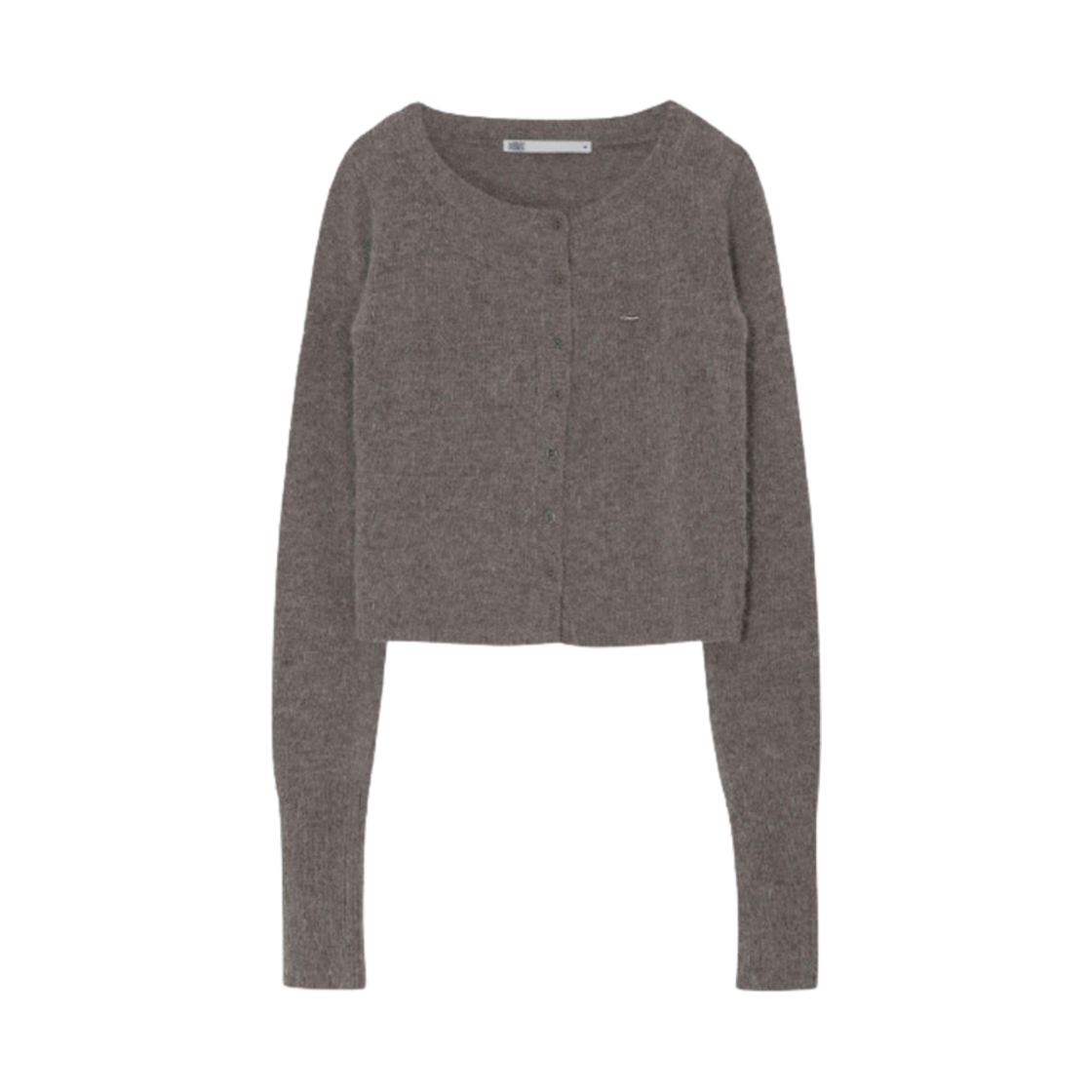 (W) 보헤미안 서울 헤어리 라운드 넥 니트 가디건 애쉬 브라운((W) Bohemian Seoul Hairy Round Neck Knit Cardigan Ash Brown)