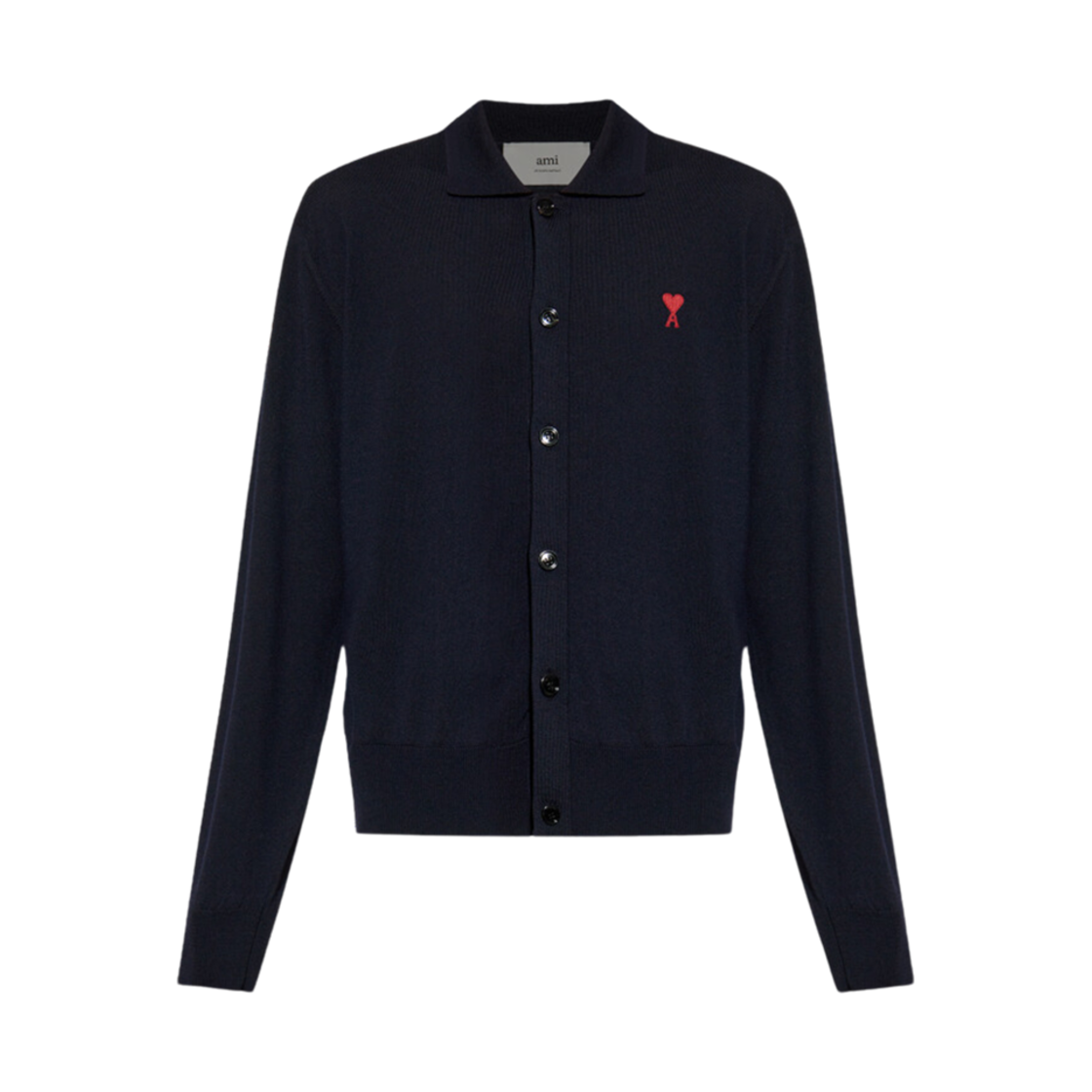 HKC211-KN0025-430 AMI Alexandre Mattiussi Cardigan Night Blue