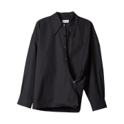 (W) Lemaire Twisted Shirt Caviar - 22FW