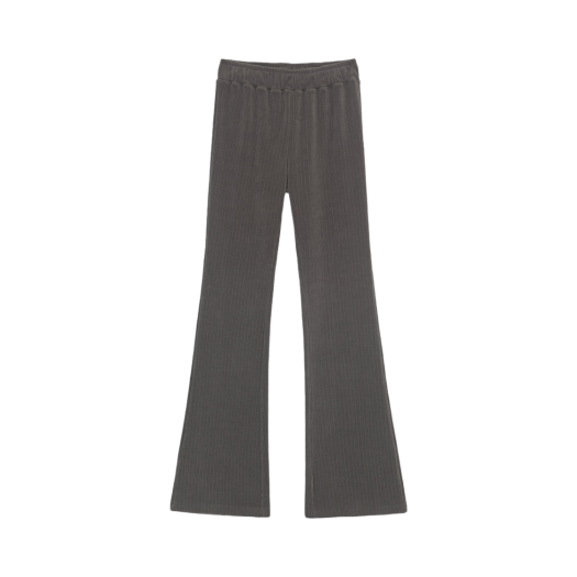 【ENZO BLUES】Silky Banding Bootcut Pants フレア パンツ 엔조블루스 태피터 밴딩 와이드 팬츠 라이트그레이 | ENZO BLUES