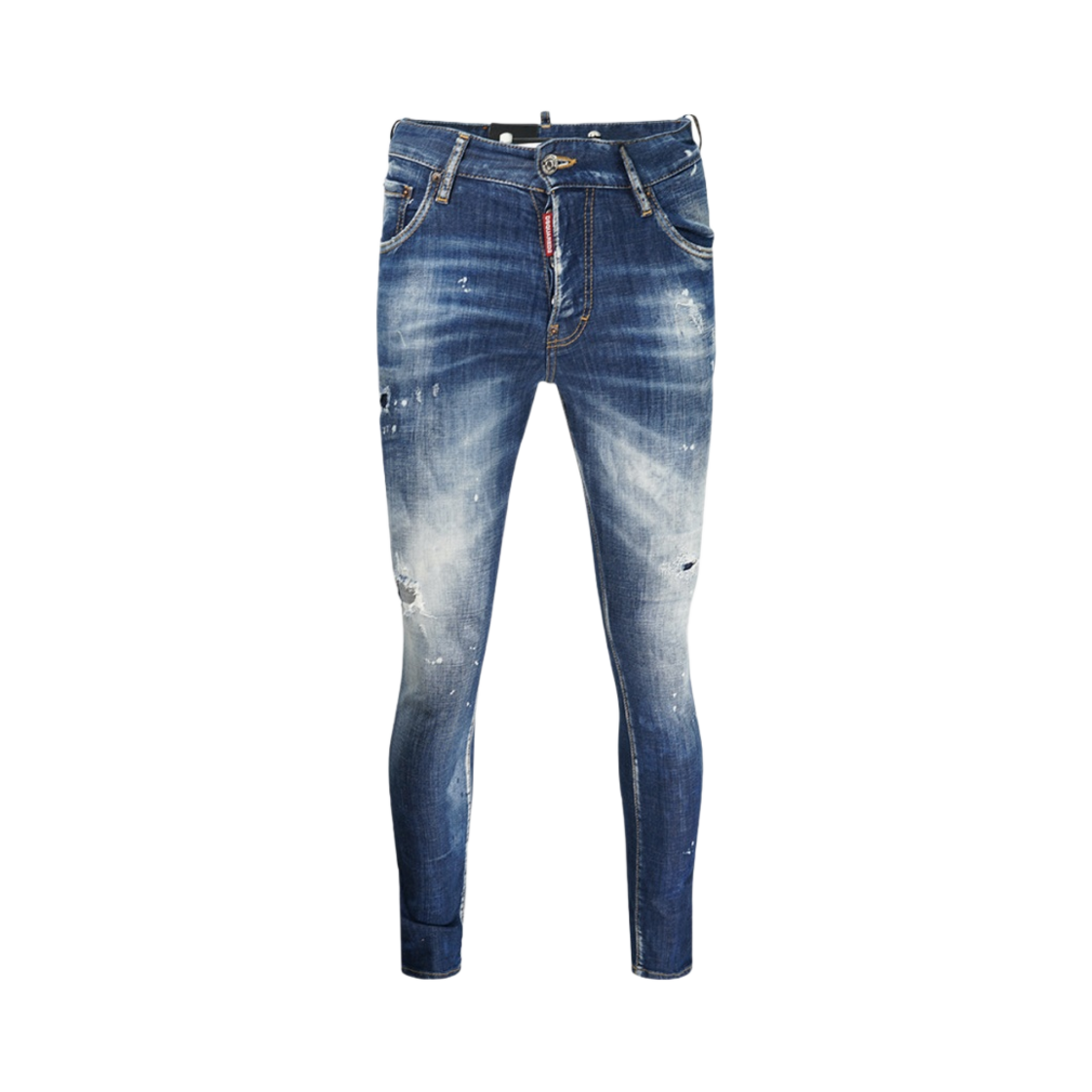 S71LB0796S30342470 Dsquared2 Sexy Mercury Destroyed Reinforced Jeans Blue