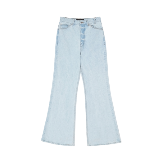 ST2405PT06 STU 24 Summer Flared Denim Pants Light Blue