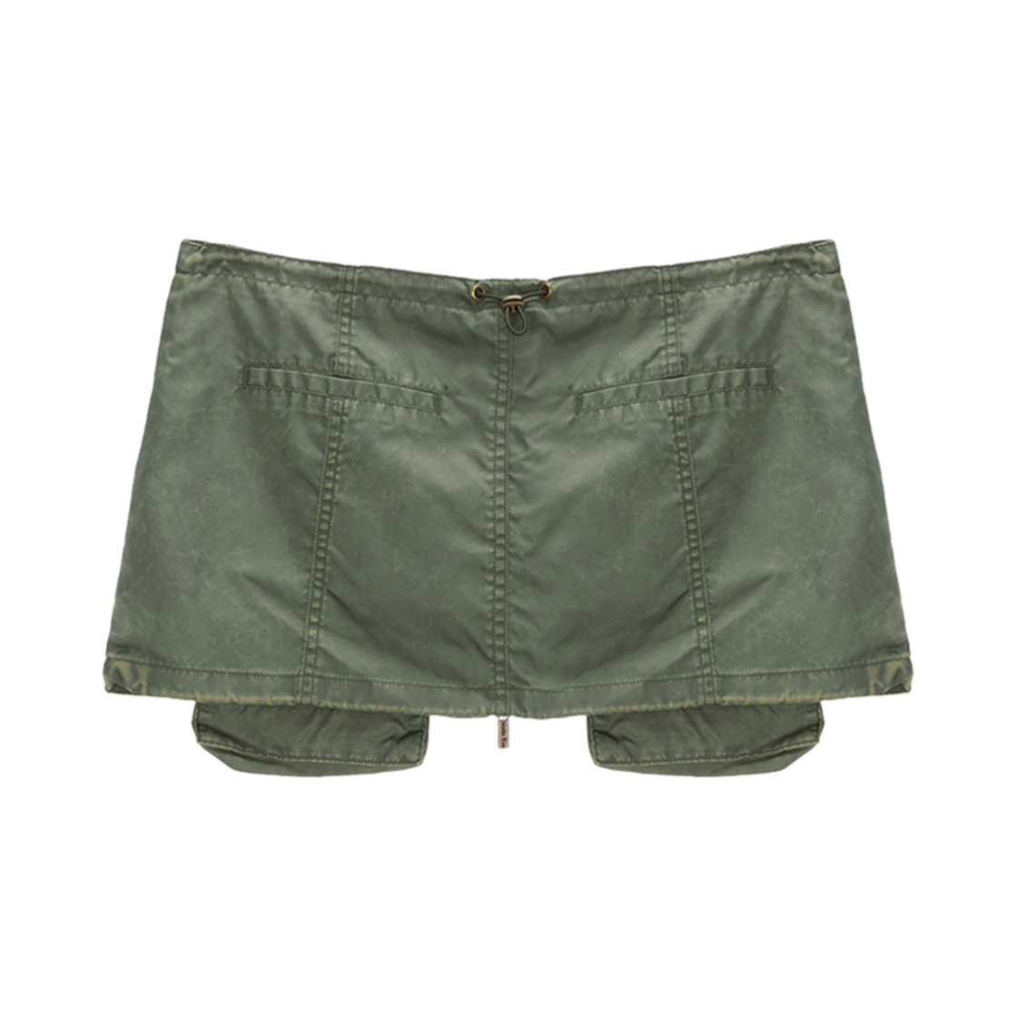 (W) 마뗑킴 투 웨이 카고 벨티드 스커트 카키((W) Matin Kim Two Way Cargo Belted Skirt Khaki) - 2