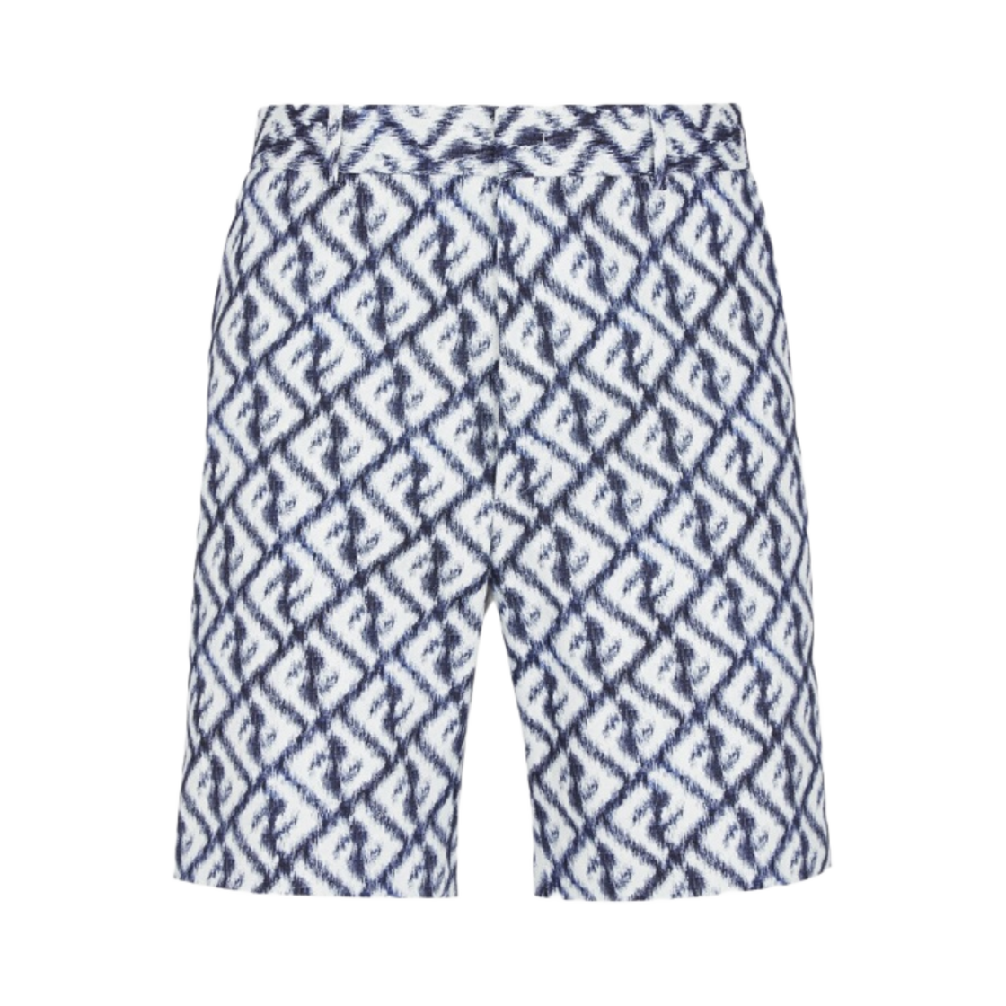 FB0821AN0KF0V6W Fendi Linen Bermudas Pants Multicolor