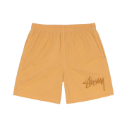 Stussy Big Stock Nylon Shorts Honey
