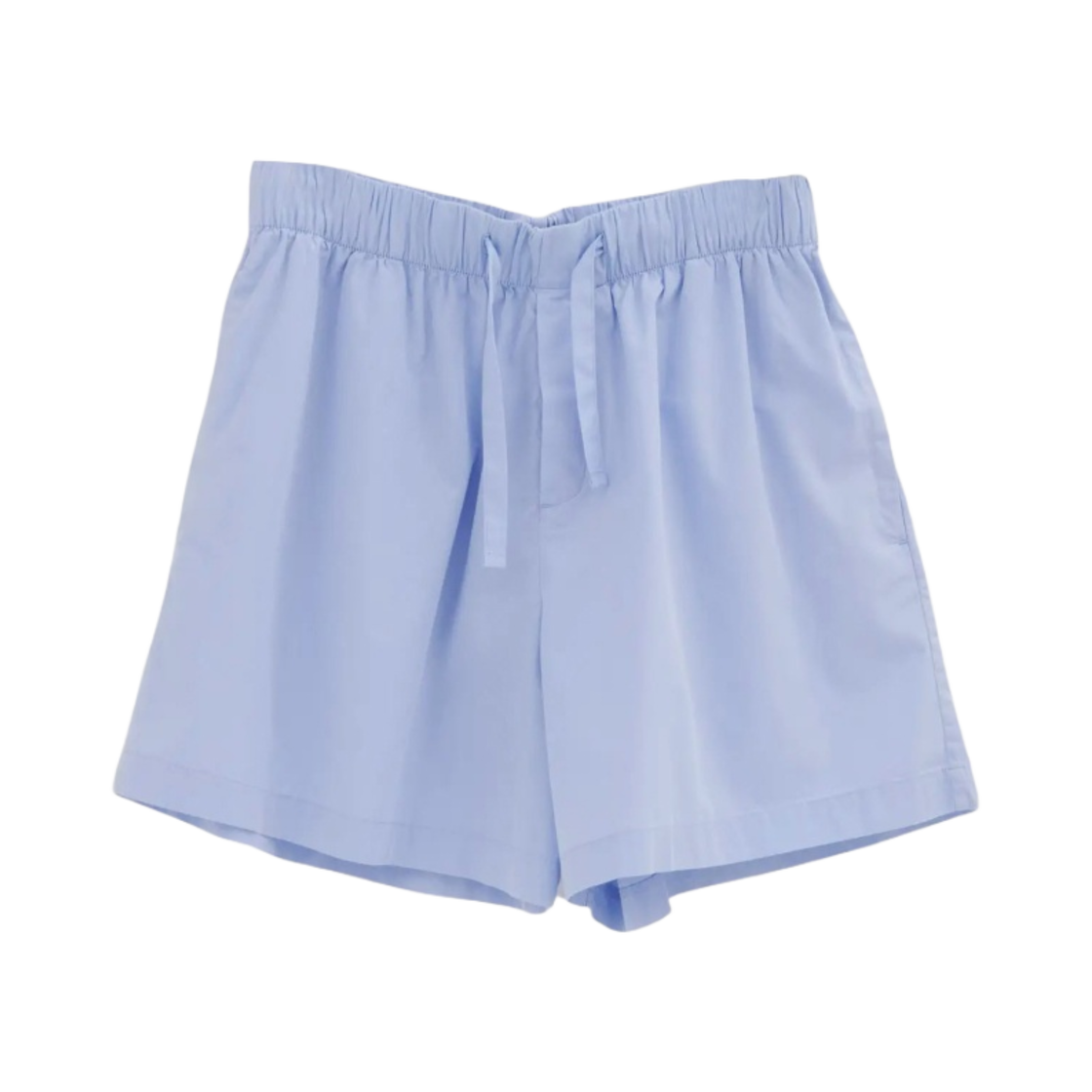 SWT-SB Tekla Poplin Sleepwear Shorts Shirt Blue