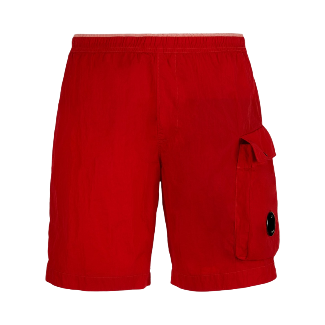 C.P. 컴퍼니 크롬 비치 쇼츠 파이어리 레드 - 22SS(C.P. Company Chrome Beach Shorts Fiery Red - 22SS) - 1