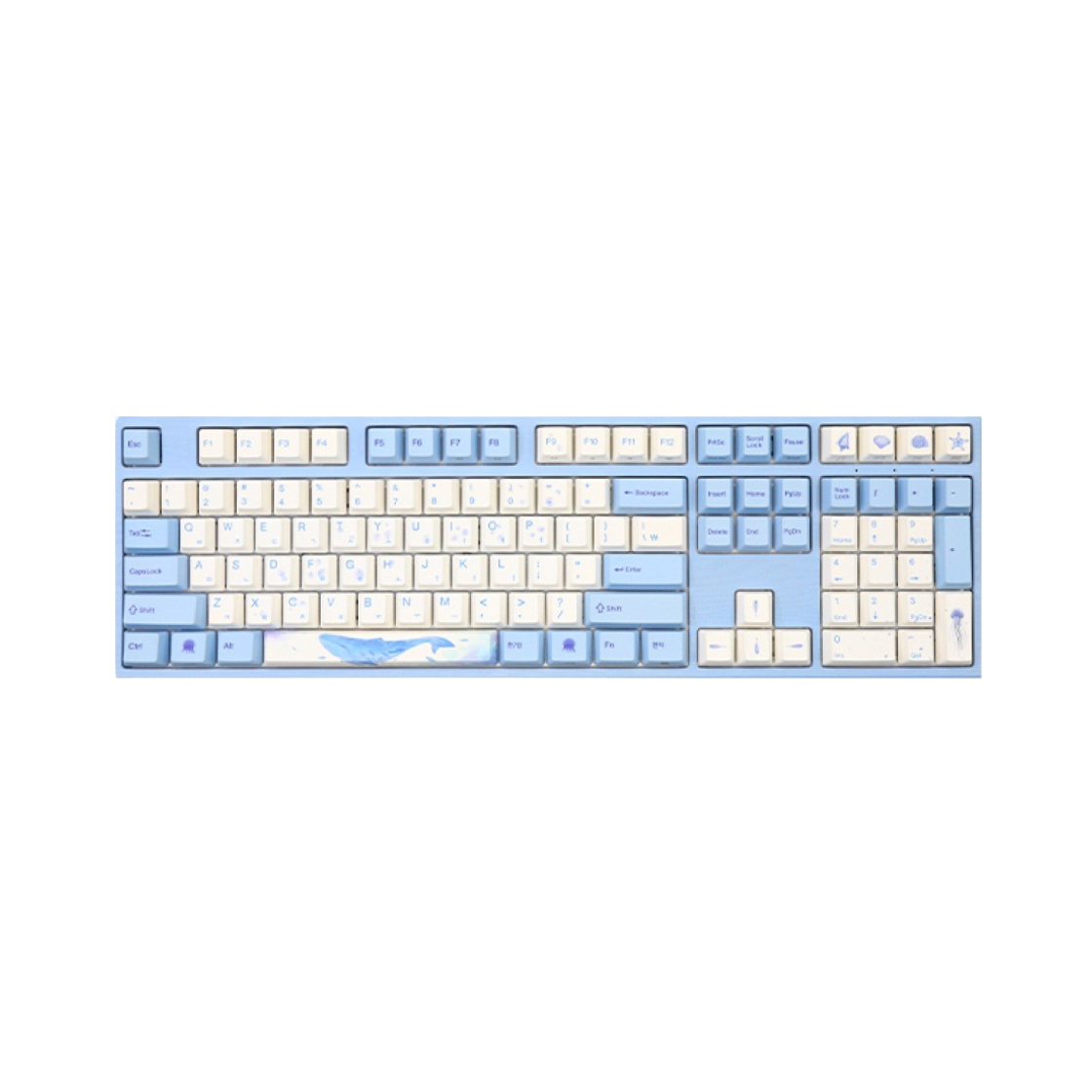 - Varmilo VA108M Sea Melody with EC Switch Wired Mechanical PBT Dye Sublimation Korean Brown Switch Keyboard