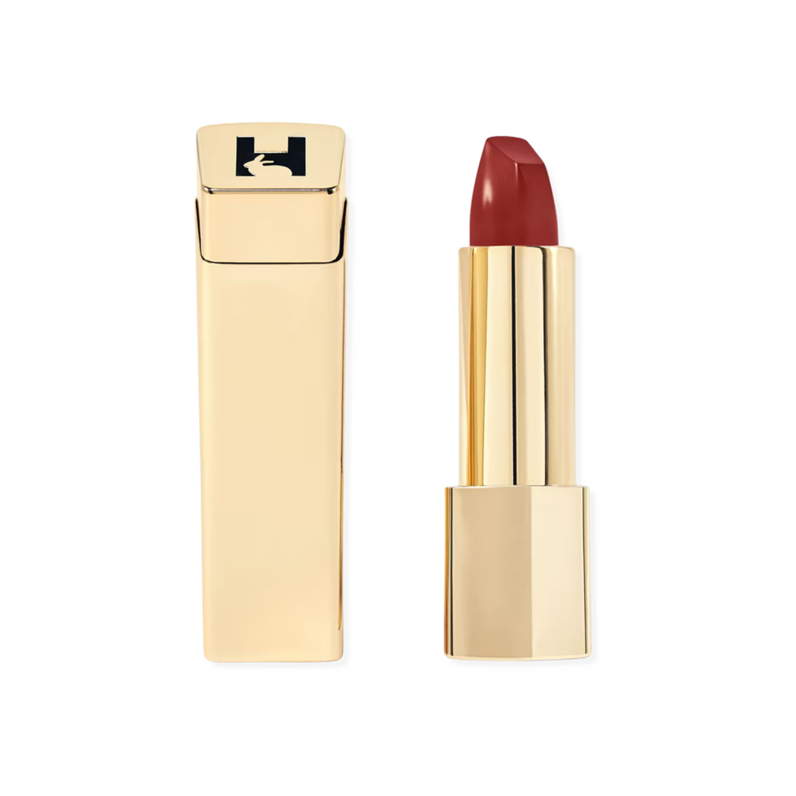 - Hourglass Unlocked Satin Creme Lipstick Roar
