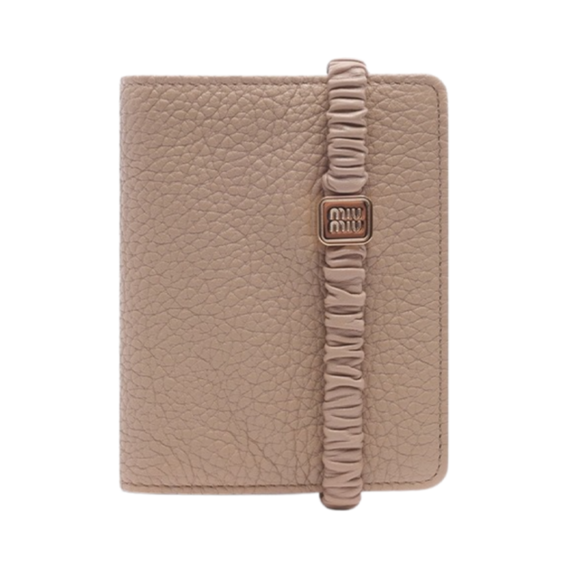 미우 미우 스몰 레더 월렛 베이지 민트(Miu Miu Small Leather Wallet Beige Mint)