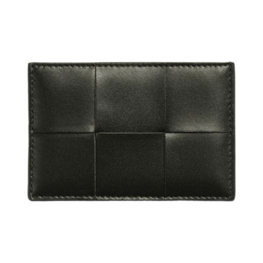 Bottega Veneta Credit Card Case Calfskin Dark Moss