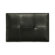 Bottega Veneta Credit Card Case Calfskin Dark Moss