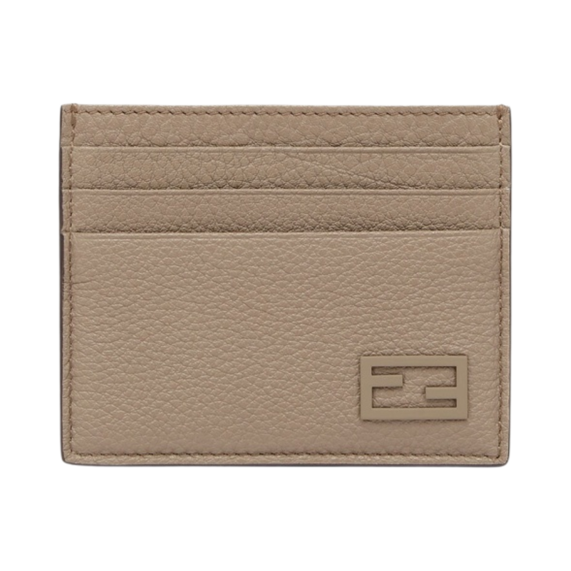 7M0164AGQZF1H31 Fendi Two Tone Leather Card Holder Multicolor