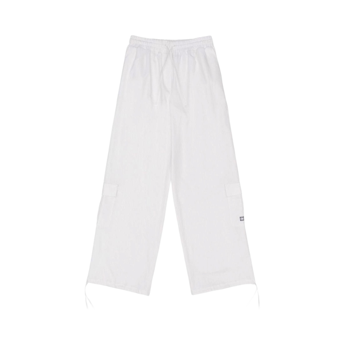 SC23S418WH Sculptor Linen Cargo Jogger Pants White