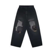 Kapital Katsuragi Port Baggy Pants Black